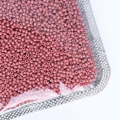Glass Galvanized Seed Beads 12/0 Size 1.8mm GA-1047 Color