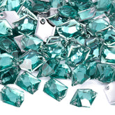 Cosmic Aquamarine Resin Sew-on Rhinestones For Dance Costume WholesaleRhinestone