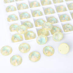 Jonquil AM XIRIUS Round Shape High Quality Glass Sew-on Rhinestones WholesaleRhinestone