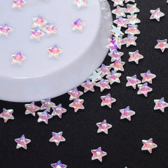 Star Shape Mocha White Flat Back Fancy Rhinestones WholesaleRhinestone