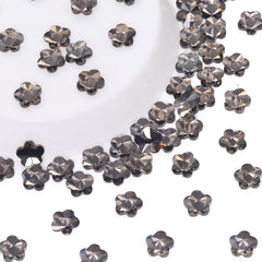 Butterfly Form Black Flat Back Fancy Rhinestones