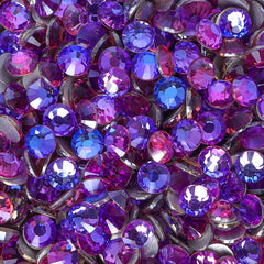 Dream Lavender Glass Flat Back Rhinestones Silver Back WholesaleRhinestone