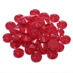 Mocha Light Siam Rivoli Shape High Quality Glass Sew-on Rhinestones WholesaleRhinestone