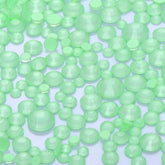 Mixed Sizes Neon Mint Mambo Glass Flat Back Rhinestones For Nail Art WholesaleRhinestone