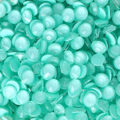 Neon Turquoise Glass FlatBack Neon Rhinestones WholesaleRhinestone