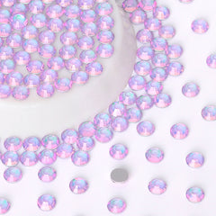 Crystal White Opal Glass FlatBack Rhinestones Silver Back WholesaleRhinestone