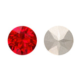 Light Siam XIRIUS Chaton Shape High Quality Glass Pointed Back Fancy Rhinestones WholesaleRhinestone