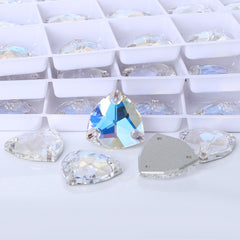 Moonlight Trilliant Shape High Quality Glass Sew-on Rhinestones WholesaleRhinestone