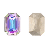 Vitrail Light Thin Octagon Shape High Quality Glass Pointed Back Fancy Rhinestones WholesaleRhinestone