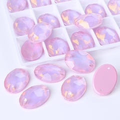 Rosaline AM Oval Shape High Quality Glass Sew-on Rhinestones WholesaleRhinestone