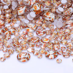 Mixed Sizes Crystal Leopard Grain Glass Flat Back Rhinestones For Nail Art WholesaleRhinestone