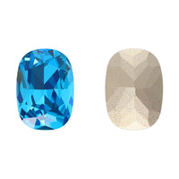 Aquamarine Cushion Shape High Quality Glass Pointed Back Fancy Rhinestones WholesaleRhinestone
