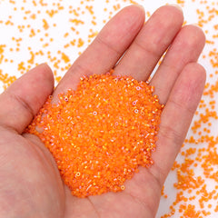 Transparent Rainbow Light Orange Yellow Color Hight Quality Glass Cylinder Seed Beads 1.6 MM Size BS1020 WholesaleRhinestone