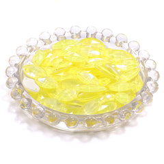 Electric Neon Light Topaz Navette Shape High Quality Glass Sew-on Rhinestones WholesaleRhinestone