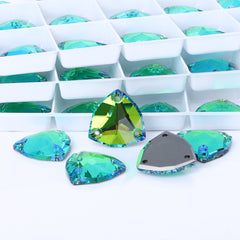 Sphinx Trilliant Shape High Quality Glass Sew-on Rhinestones WholesaleRhinestone