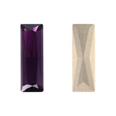 Amethyst Princess Baguette Shape High Quality Glass Pointed Back Fancy Rhinestones WholesaleRhinestone