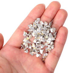 Sweet Heart Shape Cognac White Glass Pointed Back Fancy Rhinestones WholesaleRhinestone