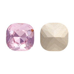 Light Rose Cushion Square Shape High Quality Glass Pointed Back Fancy Rhinestones WholesaleRhinestone