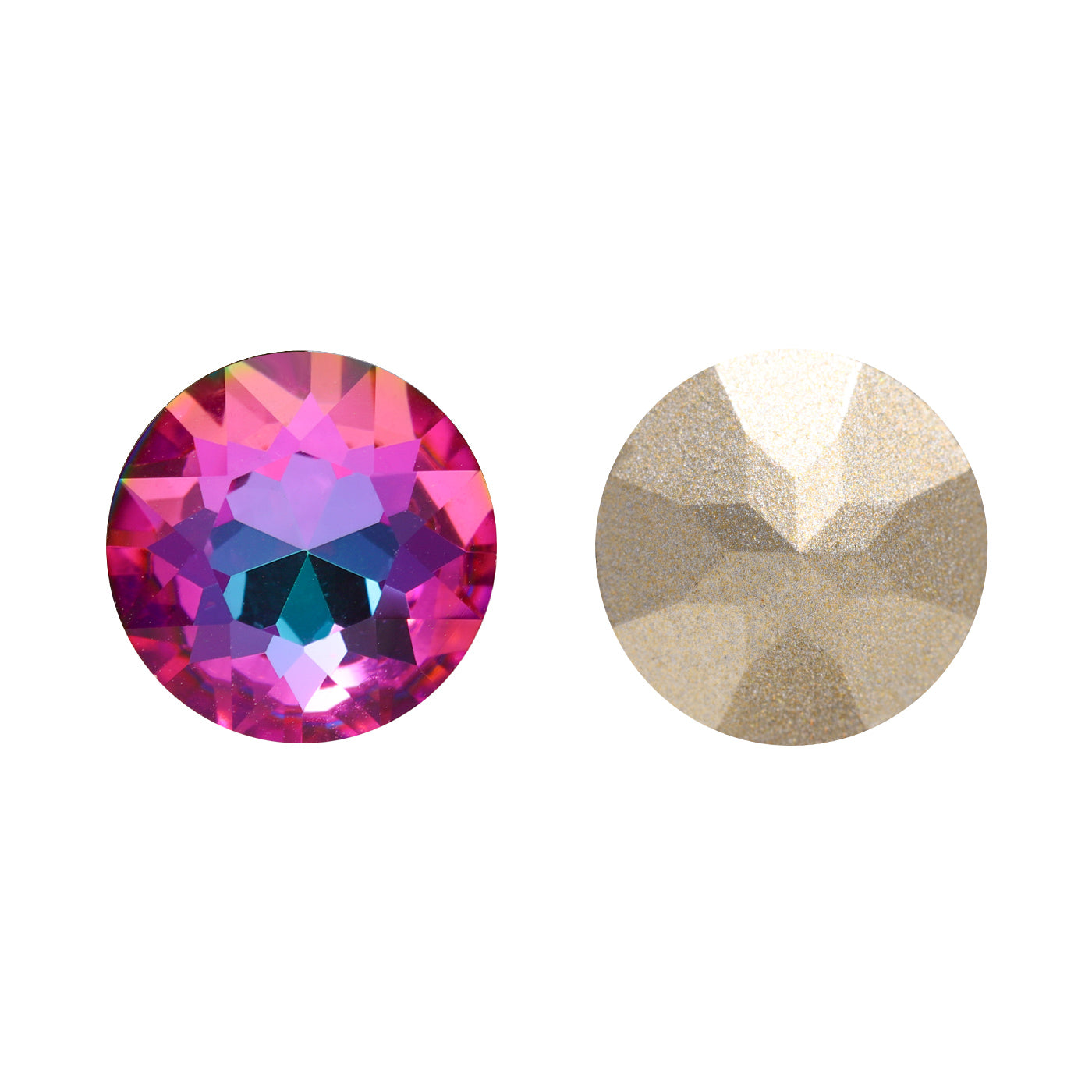 Heliotrope Gemstone Flower Shape High Quality Glass Pointed Back Fancy Rhinestones WholesaleRhinestone