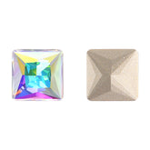 Crystal AB Princess Square Shape High Quality Glass Pointed Back Fancy Rhinestones WholesaleRhinestone