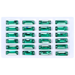 Crystal Ab Cosmic Baguette Forme en verre de haute qualité Roule de couture
