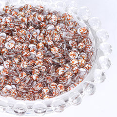 Crystal Leopard Grain Glass FlatBack Rhinestones White Back WholesaleRhinestone