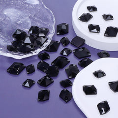 Mixed Sizes Jet Cosmic Shape High Quality Glass Sew-on Rhinestones WholesaleRhinestone