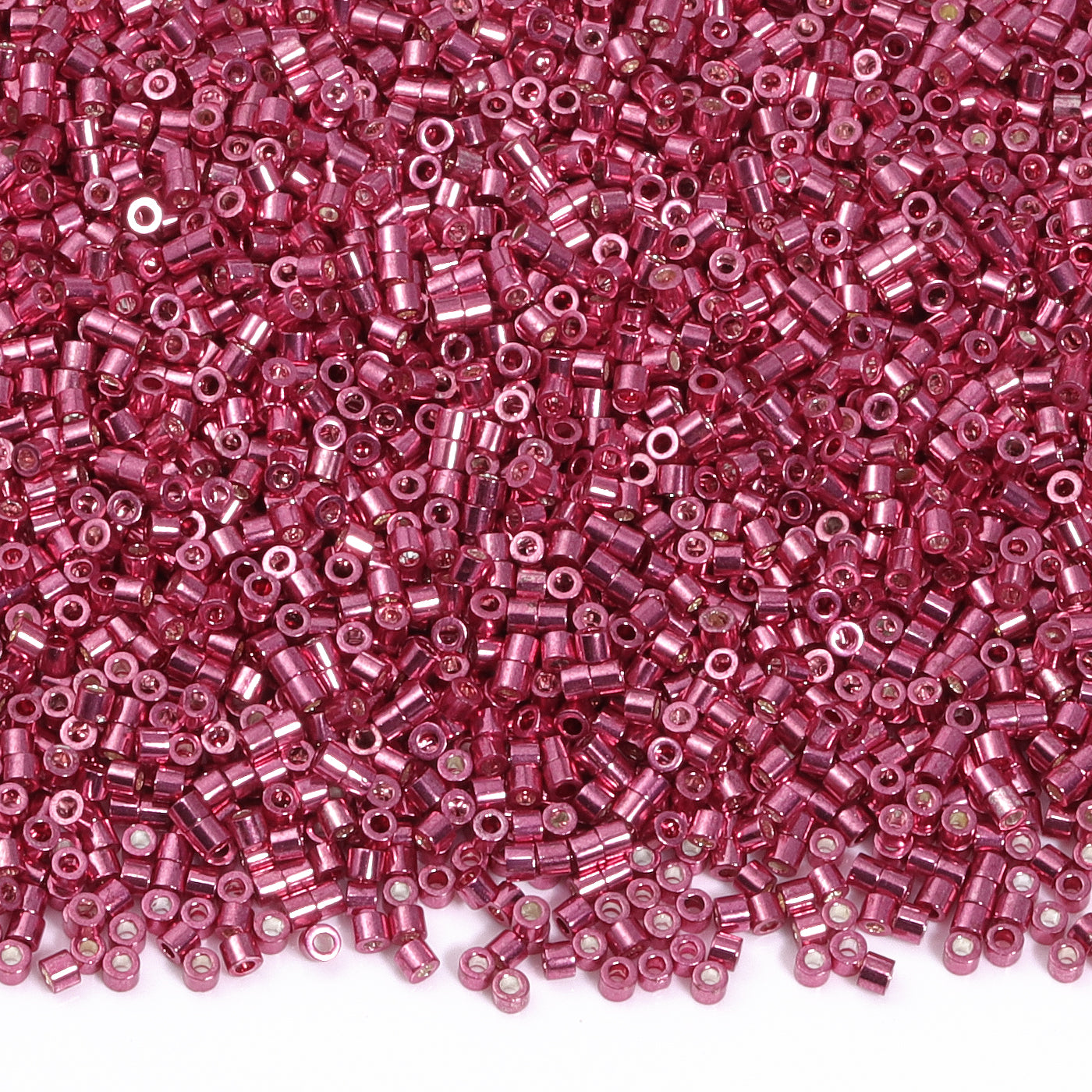 Metallic Rose Luster Color Hight Quality Glass Cylinder Seed Beads 1.6 MM Size JS3014 WholesaleRhinestone