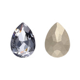Black Diamond Pear Shape High Quality Glass Pointed Back Fancy Rhinestones WholesaleRhinestone
