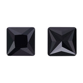 Jet Princess Square Shape High Quality Glass Pointed Back Fancy Rhinestones WholesaleRhinestone
