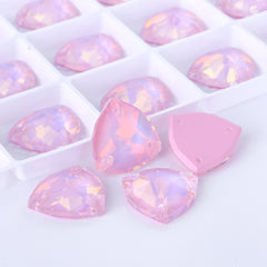 Rosaline AM Trilliant Shape High Quality Glass Sew-on Rhinestones WholesaleRhinestone