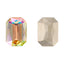 Luminous Green Thin Octagon Shape High Quality Glass Pointed Back Fancy Rhinestones WholesaleRhinestone