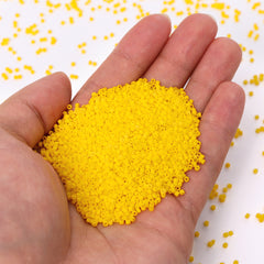 Opaque Frost Dark Yellow Color Hight Quality Glass Cylinder Seed Beads 1.6 MM Size BS1011