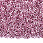 Metallic Pink Luster Color Hight Quality Glass Cylinder Seed Beads 1.6 MM Size JS3013 WholesaleRhinestone