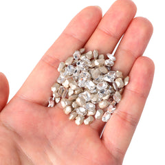 Crystal Thin Octagon Shape Glass Pointed Back Fancy Rhinestones WholesaleRhinestone