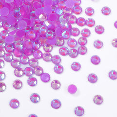 Mocha Shimmer Dk Purple Glass Flat Back Rhinestones WholesaleRhinestone