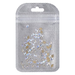 Rhombus Shape Blue Moonlight Flat Back Fancy Rhinestones WholesaleRhinestone