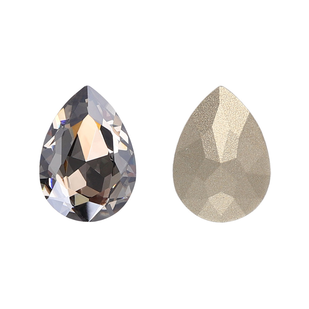 Satin Pear Shape High Quality Glass Pointed Back Fancy Rhinestones WholesaleRhinestone