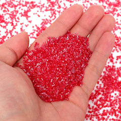 Transparent Luster Light Red Color Hight Quality Glass Cylinder Seed Beads 1.6 MM Size BS1017 WholesaleRhinestone