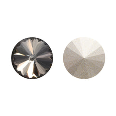 Black Diamond Rivoli Shape High Quality Glass Pointed Back Fancy Rhinestones WholesaleRhinestone