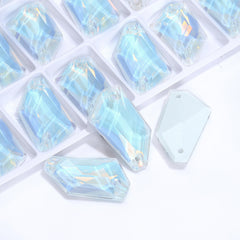 Crystal AM De-Art Shape High Quality Glass Sew-on Rhinestones WholesaleRhinestone