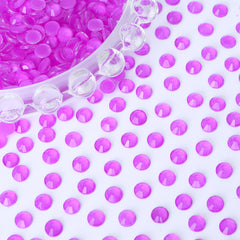 Mocha Neon Dk Purple Glass Flat Back Rhinestones WholesaleRhinestone