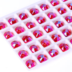 Light Siam Shimmer XIRIUS Round Shape High Quality Glass Sew-on Rhinestones WholesaleRhinestone