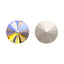 Paradise Shine Rivoli Shape High Quality Glass Pointed Back Fancy Rhinestones WholesaleRhinestone