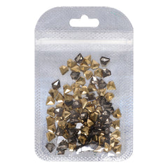 Diamond Shape Aurum Flat Back Fancy Rhinestones WholesaleRhinestone