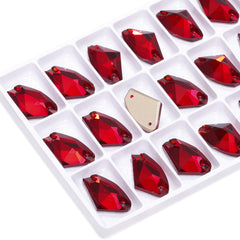 Siam Galactic Shape High Quality Glass Sew-on Rhinestones WholesaleRhinestone