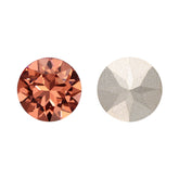 Light Peach XIRIUS Chaton Shape High Quality Glass Pointed Back Fancy Rhinestones WholesaleRhinestone