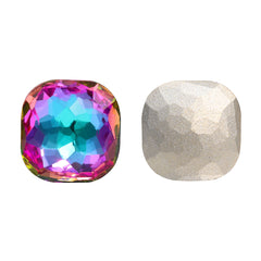 Heliotrope Fantasy Cushion Square Shape High Quality Glass Pointed Back Fancy Rhinestones WholesaleRhinestone