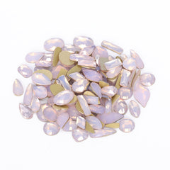 Mixed Shapes Pink Opal Flat Back Fancy Rhinestones For Nail Art WholesaleRhinestone