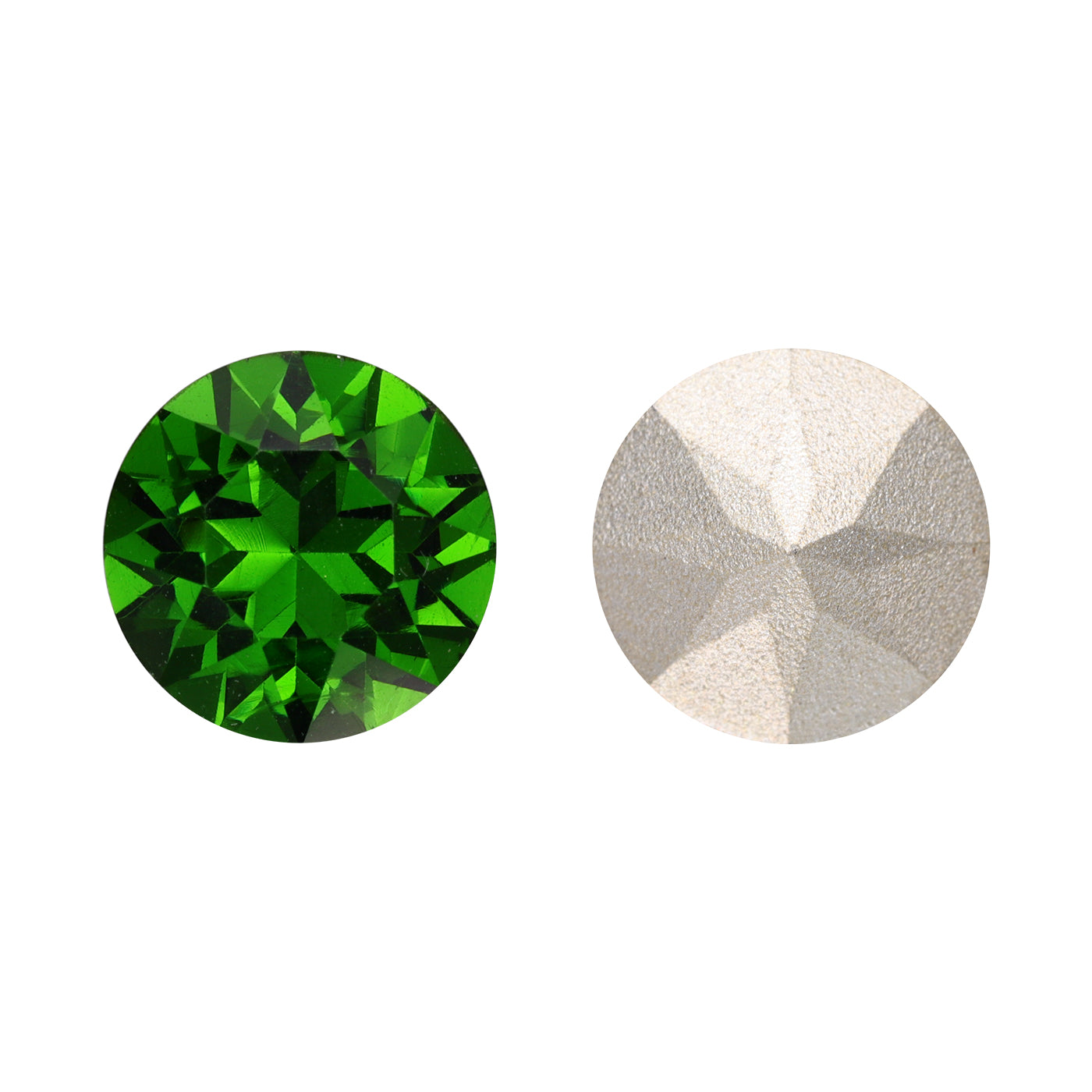 Fern Green XIRIUS Chaton Shape High Quality Glass Pointed Back Fancy Rhinestones WholesaleRhinestone